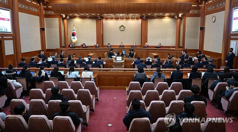 윤석열 대통령 탄핵심판 7차 변론기일 (출처=연합뉴스)