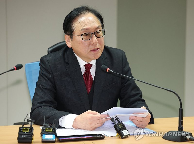미국 관세 점검 회의 모두발언하는 정인교 통상교섭본부장 (출처=연합뉴스)