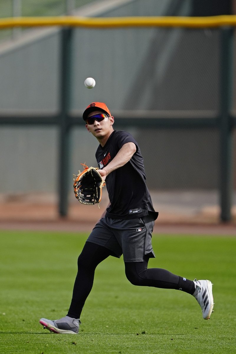 수비 훈련하는 이정후 (출처=연합뉴스)