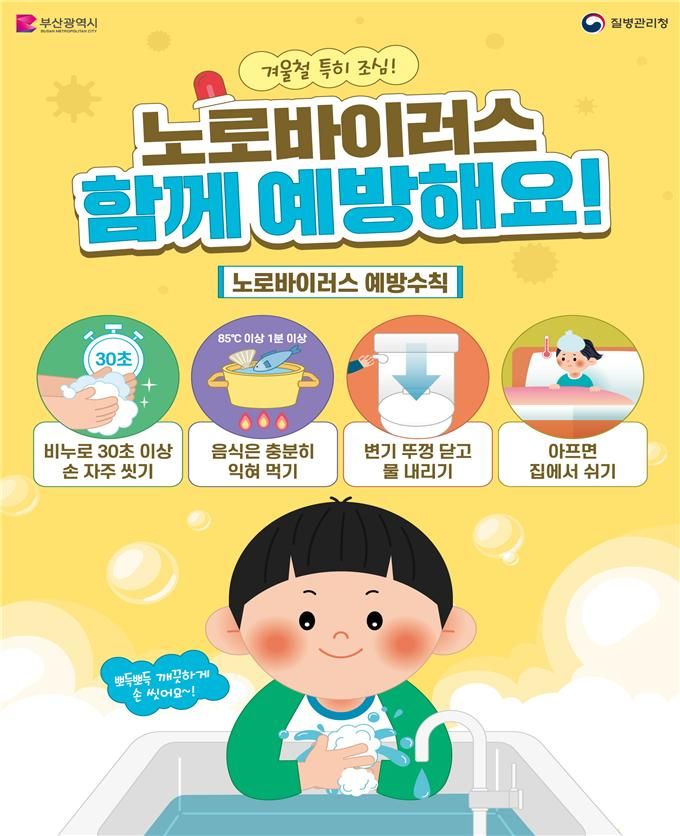 노로바이러스 감염환자 10년 새 최고…“예방수칙 지켜야”