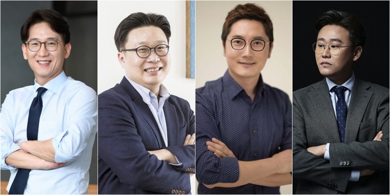 (왼쪽부터) 김태현 변호사, 서경덕 교수, 정영진 평론가, 김재원 역사학자