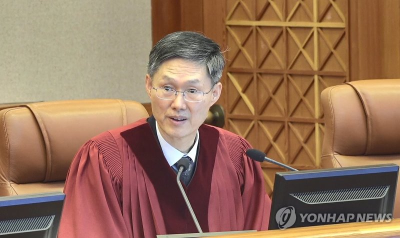 문형배 헌재소장 권한대행, 윤 대통령 탄핵심판 5차 변론 진행 (출처=연합뉴스)