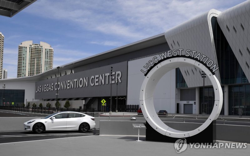 보링컴퍼니가 미국 라스베이거스에 건설해 운영 중인 '루프' 스테이션 (출처=연합뉴스)