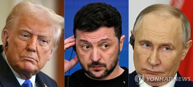 트럼프-젤렌스키-푸틴 (출처=연합뉴스)