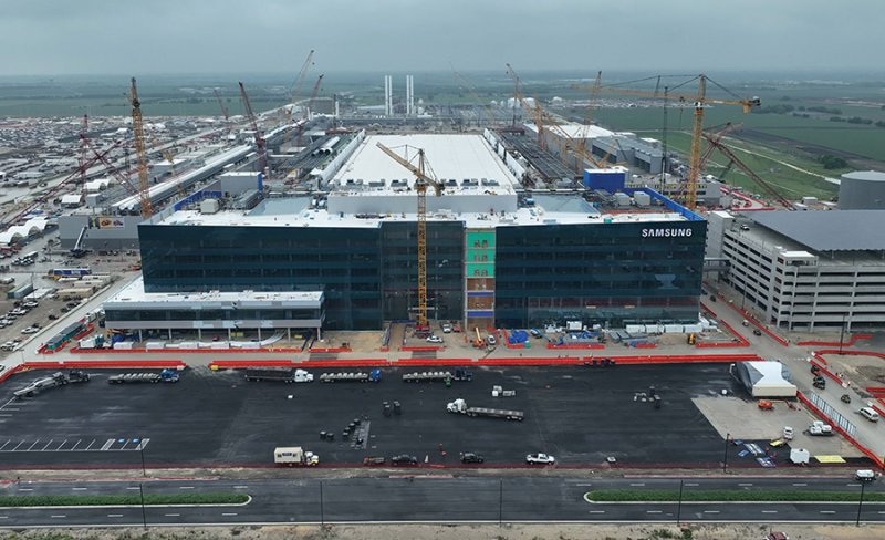 [서울=뉴시스]삼성전자가 미국 텍사스주 테일러시에 건설하고 있는 반도체 공장. (사진 = 삼성전자) 2024.07.23. photo@newsis.com *재판매 및 DB 금지