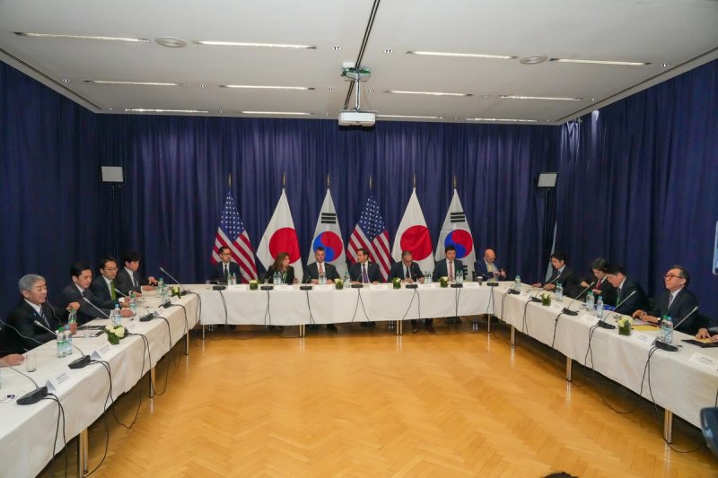 한미일 외교장관회의 (출처=연합뉴스)