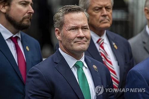 마이크 왈츠 백악관 국가안보보좌관이 한 행사자리에 참석하고 있다. 자료사진. 연합뉴스