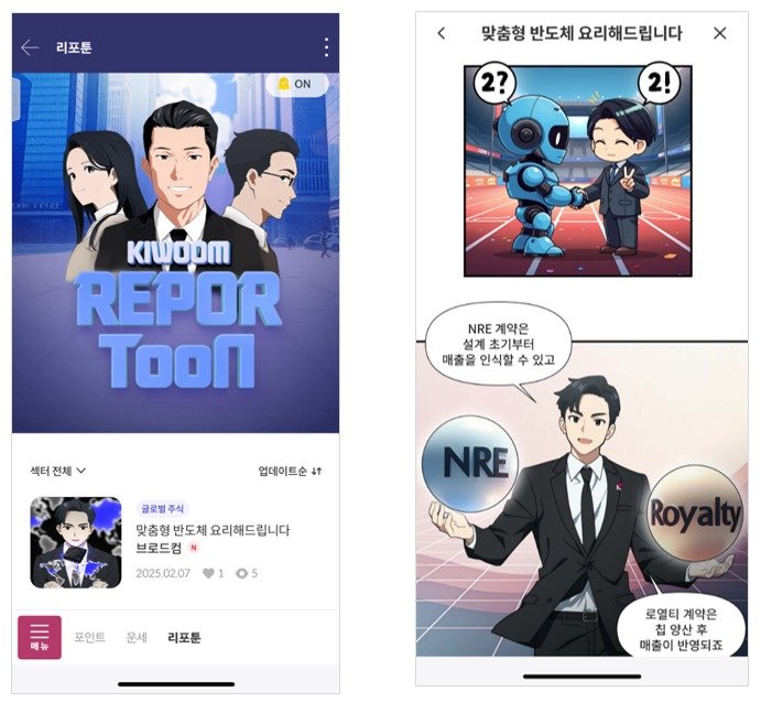 키움증권 리포툰 서비스.(키움증권 제공)