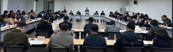 충남도 ‘벼 재배면적 조정제 추진 협의회’ 모습. (충남도 제공. 재판매 및 DB금지) /뉴스1