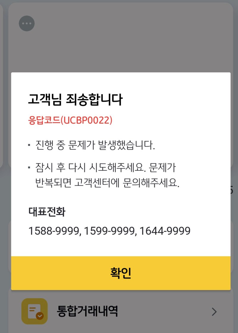 국민은행, 모바일뱅킹 앱 'KB스타뱅킹' 접속장애…"원인 파악 중"