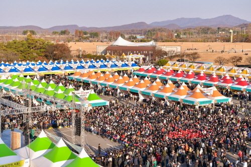 지난해 파주장단콩축제가 열린 임진각 광장. (파주시 제공, 재판매 및 DB금지)
