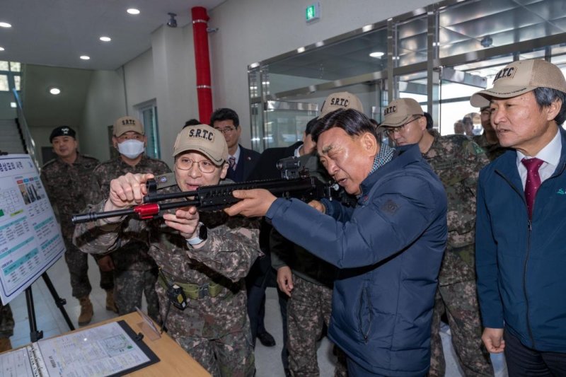 울산과학화예비군훈련장 개장식 (출처=연합뉴스)