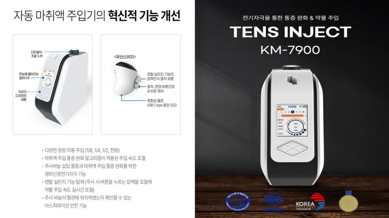 [김해=뉴시스]김해의생명 지원기업 ㈜KMG, 마취액 주입 의료기기 인도 수출. (사진=의생명산업진흥원 제공). 2025.2.17. photo@newsis.com