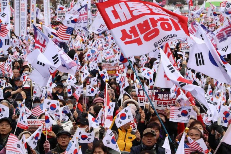 지난 15일 울산 중구 성남동 강변공영주차장 둔치에서 '윤석열 대통령 탄핵반대 울산시민집회‘가 열렸다. (깨끗한나라만들기울산본부 제공. 재판매 및 DB 금지)/뉴스1