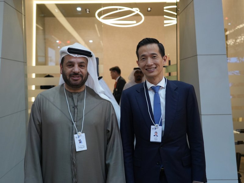 김동관 한화 부회장, UAE 방산기업 EDGE CEO 만나 공동사업 논의 (출처=연합뉴스)