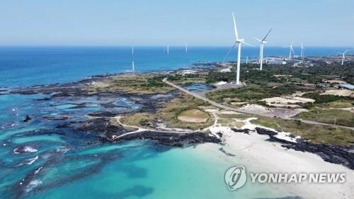 제주 김녕풍력발전단지 (출처=연합뉴스)