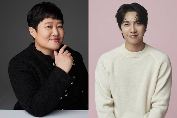권진영 대표(왼쪽), 이승기