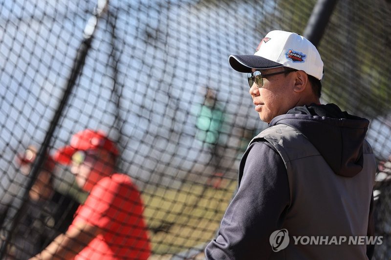 새 시즌 준비하는 이범호 감독 (출처=연합뉴스)