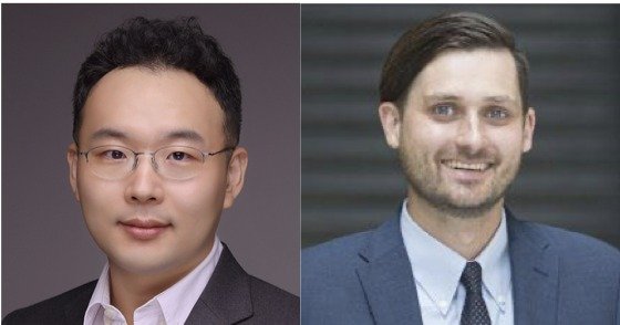 KAIST 기계공학과 유승화 교수(왼쪽)와 토론토대 토빈 필레터 교수. (KAIST제공. 재판매 및 DB금지) /뉴스1