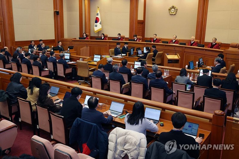 윤 대통령 탄핵심판 9차 변론기일 (출처=연합뉴스)