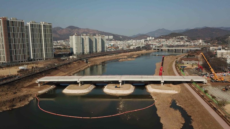[밀양=뉴시스] 제2 남천교 전경. (사진=밀양시 제공) 2025.02.18. photo@newsis.com *재판매 및 DB 금지