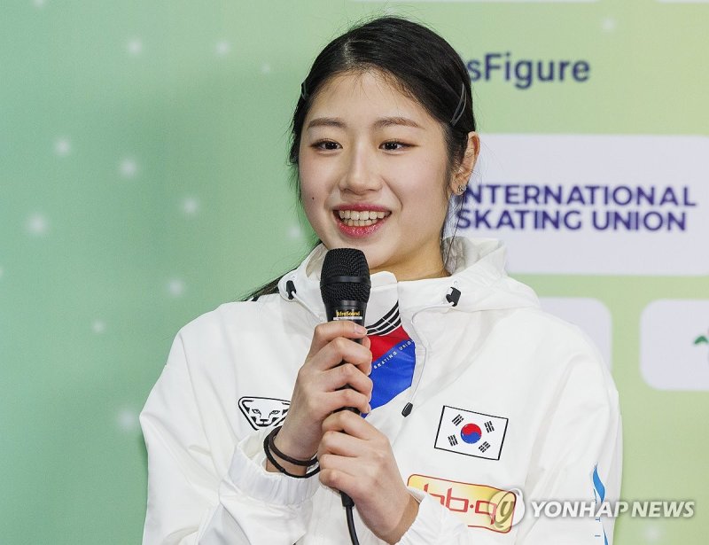 사대륙 피겨선수권 출전 소감 말하는 이해인 (출처=연합뉴스)