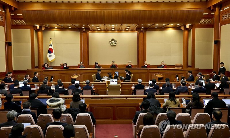 윤 대통령 탄핵심판 9차 변론 (출처=연합뉴스)