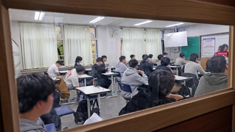 대학수학능력시험(수능)을 준비하는 수험생. /뉴스1 ⓒ News1 사진공동취재단