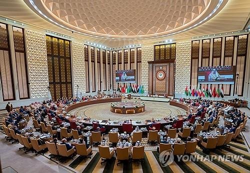 2024년 5월 16일 바레인 마나마에서 열린 제33차 아랍연맹 정상회의 (출처=연합뉴스)