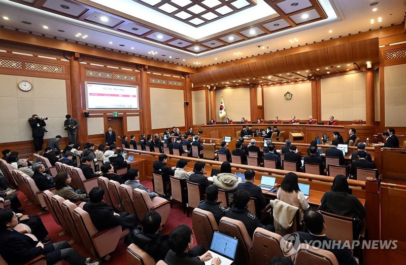 윤 대통령 탄핵심판 8차 변론기일 (출처=연합뉴스)