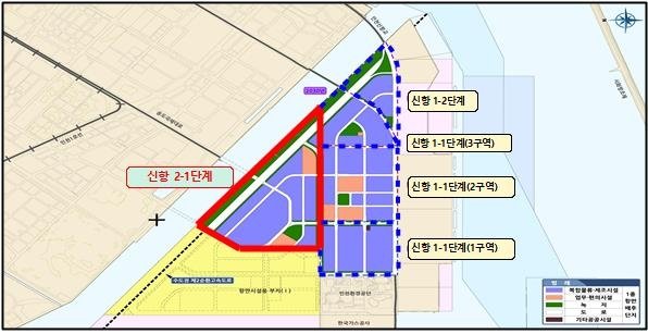 인천 신항 항만배후단지 위치도 (출처=연합뉴스)