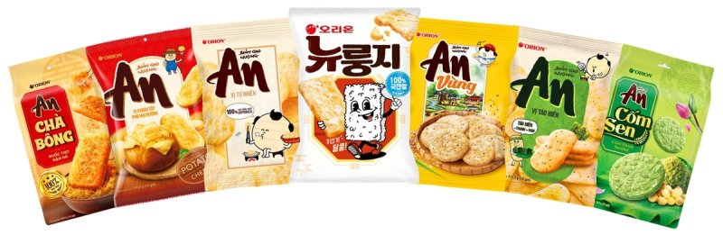 오리온 뉴룽지와 안(An) 제품 (출처=연합뉴스)