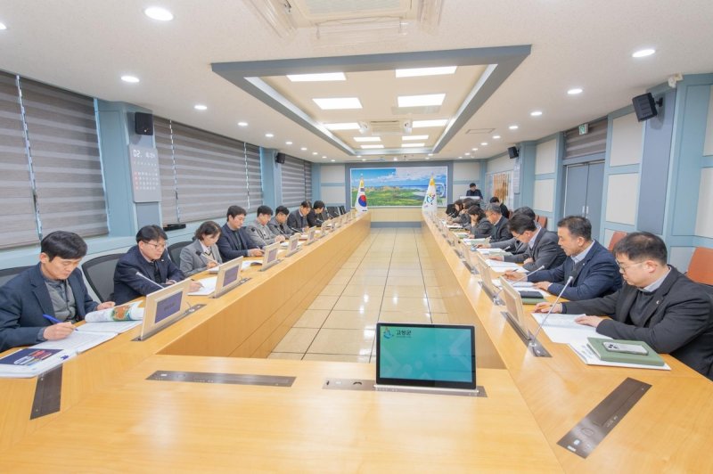 강원 고성군 국비 확보 전략회의 (출처=연합뉴스)