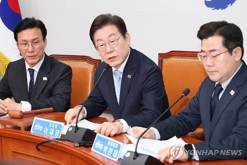 발언하는 이재명 대표 (출처=연합뉴스)