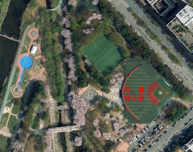분당 황새울체육공원 리틀야구장 조성 위치도 (출처=연합뉴스)
