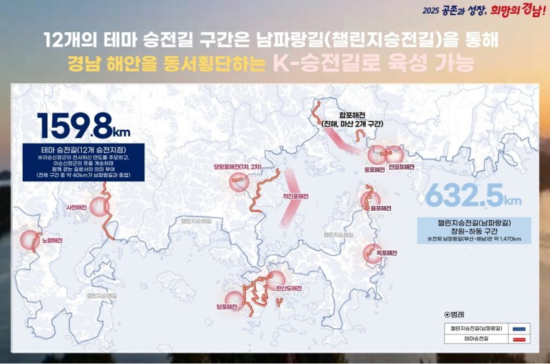 12개 테마 승전길 구간 (출처=연합뉴스)