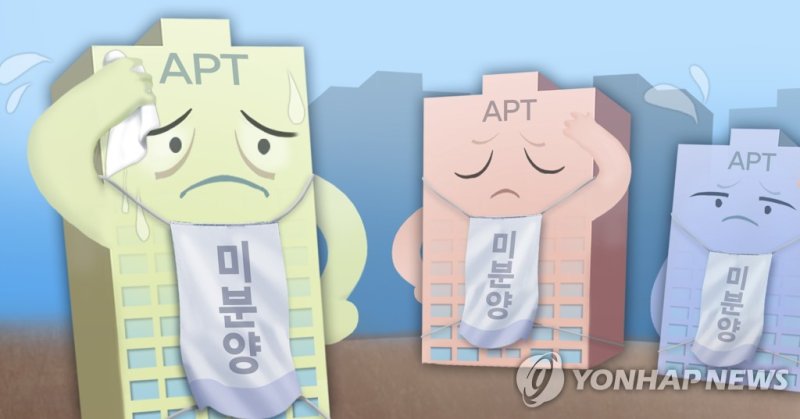 '악성 미분양' 준공 후 미분양 (PG) (출처=연합뉴스)