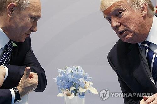 푸틴 러시아 대통령(좌)과 트럼프 미국 대통령 (출처=연합뉴스)
