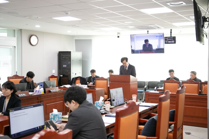 김현삼 경기도미래세대재단 대표이사 후보자 인사청문회(사진=경기도의회 제공) *재판매 및 DB 금지