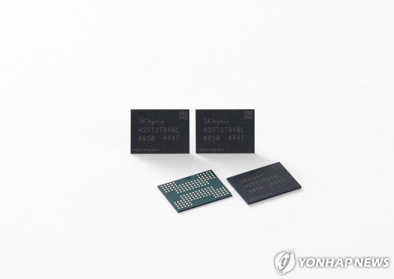 SK하이닉스 321단 1Tb TLC 4D 낸드 플래시 (출처=연합뉴스)