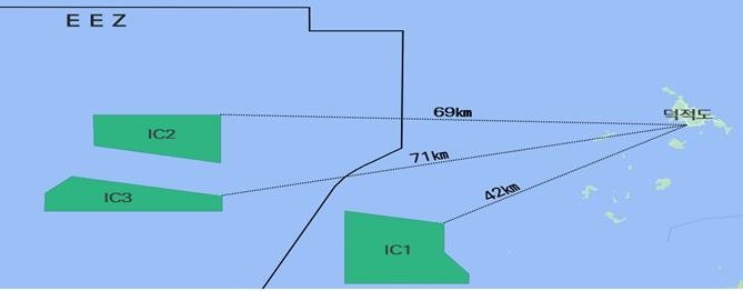 공공주도 해상풍력 사업 예정해역 위치도 (출처=연합뉴스)