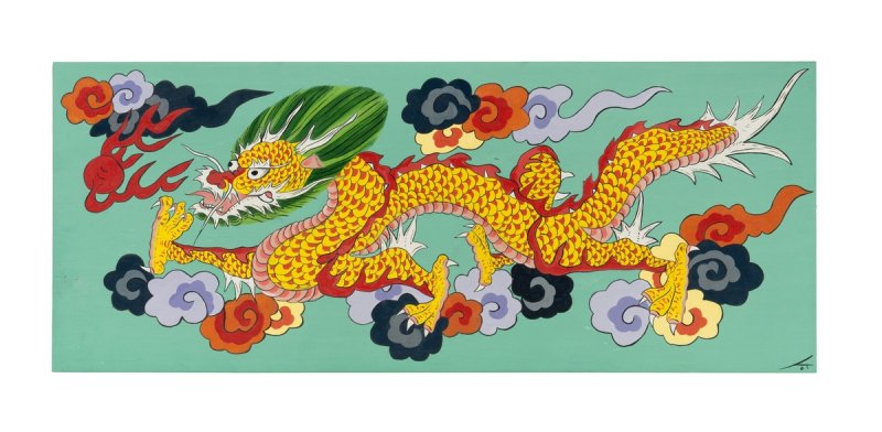 수강생 고윤경 씨의 단청 작품 (출처=연합뉴스)