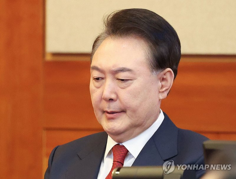 윤석열 대통령, 탄핵심판 8차 변론 출석 (출처=연합뉴스)