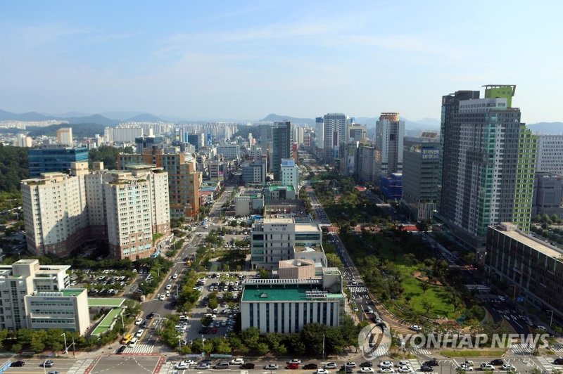 광주 서구 치평동 상무지구 전경 (출처=연합뉴스)