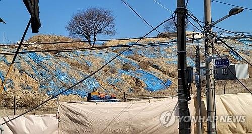 후백제 토성 발견된 전주 종광대 재개발 현장 (출처=연합뉴스)