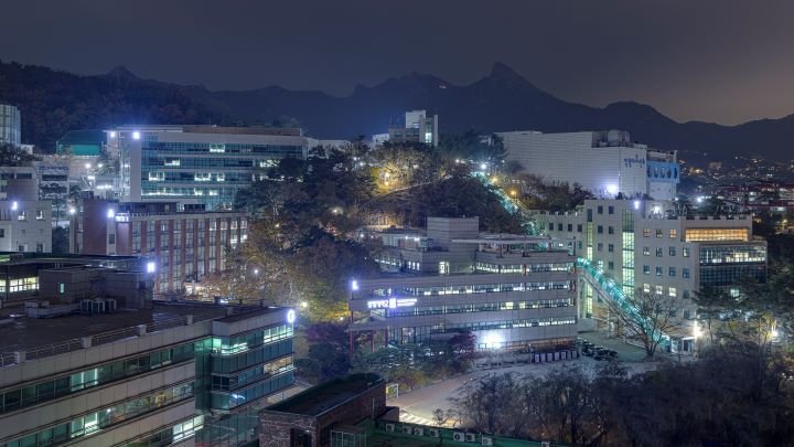 상명대 야간 전경. (상명대 제공)