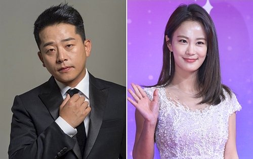 좌측부터 코미디언 김준호·김지민 (출처=연합뉴스)