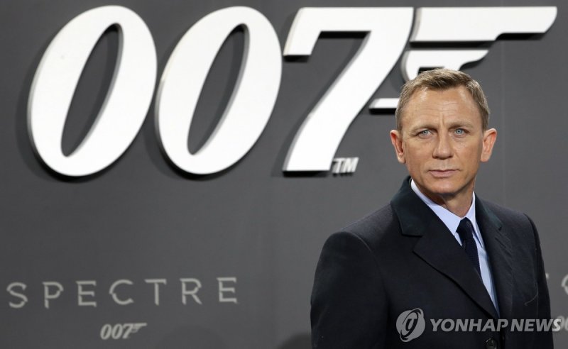2015년 '007 스펙터' 개봉 당시 크레이그 (출처=연합뉴스)