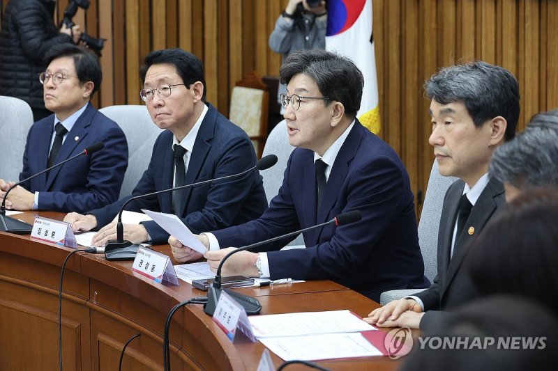 발언하는 국민의힘 권성동 원내대표 (출처=연합뉴스)