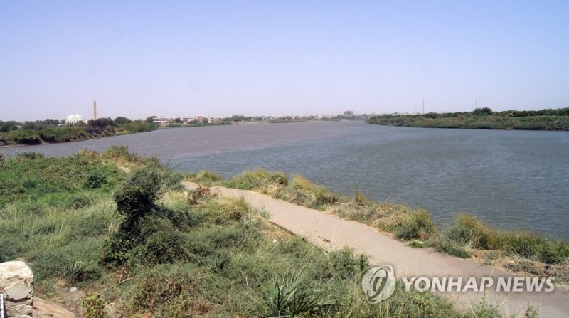 청나일과 백나일이 만나는 수단 하르툼 (출처=연합뉴스)